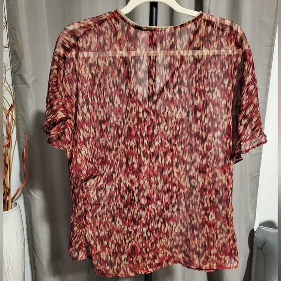 CONVERSE ONE STAR Sheer Blouse - Picture 2 of 8